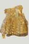 Golden Elegance Baby Dress